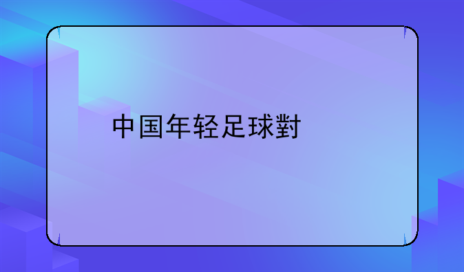 中国年轻足球小将