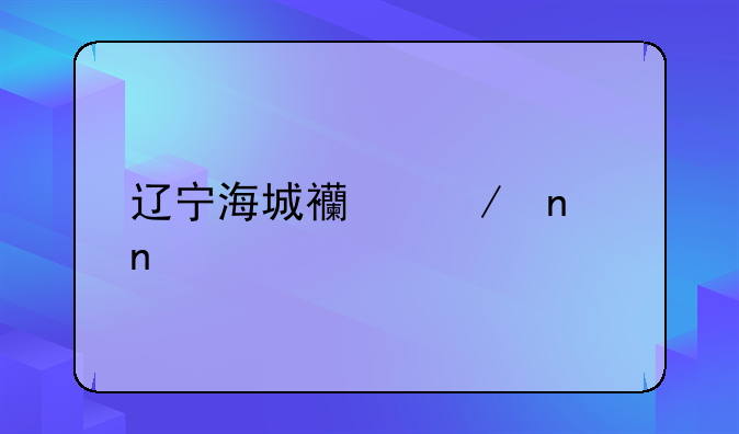 辽宁海城西洋集团