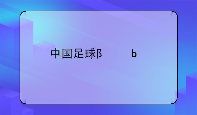 中国足球队阵容