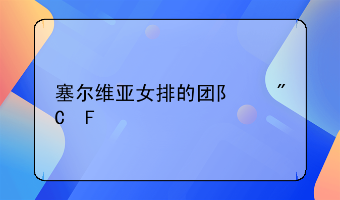 塞尔维亚女排的团队成员