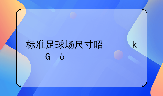 标准足球场尺寸是多少？