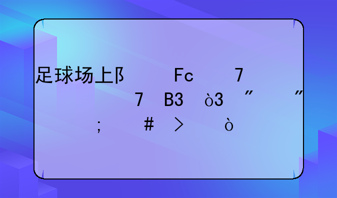 足球场上队员位置不同，分别怎么叫？