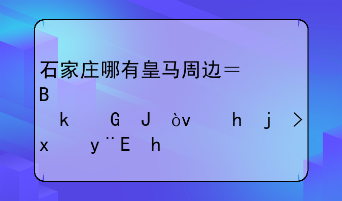 石家庄哪有皇马周边？球衣大概多少钱？要正版的[急]