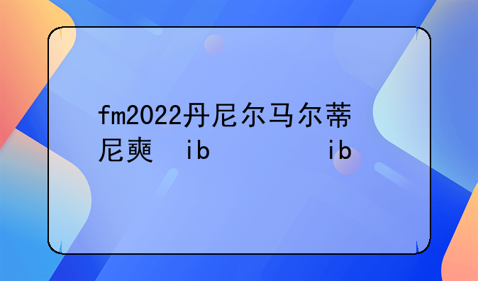 fm2022丹尼尔马尔蒂尼好用不
